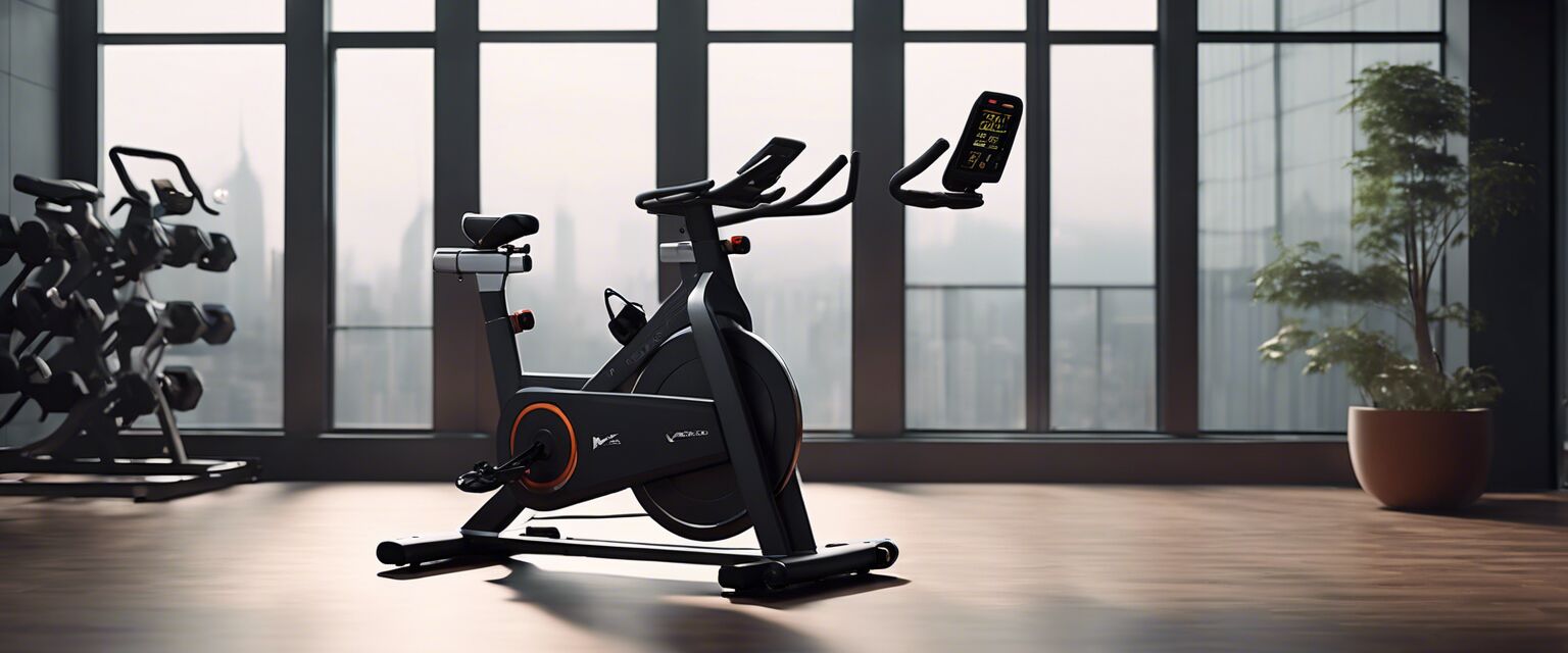 Stationary bike for cardio exercises